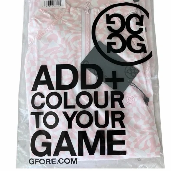 G/FORE Golf Tennis Pickleball quarter zip Long Sleeve Shirt Top NWT S & L - Picture 2 of 5